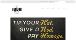 Desktop Screenshot of honourbrand.com